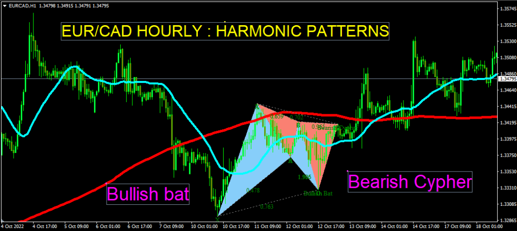 EUR/CAD: Hourly Harmonic Patterns