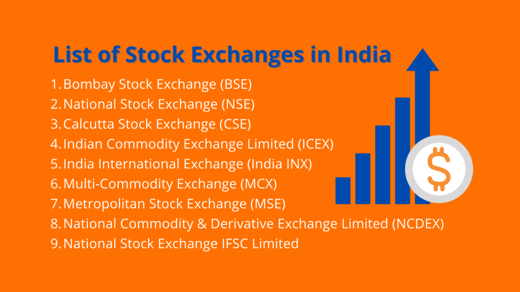 List of Stock Exchanges in India