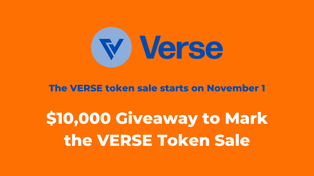 $10,000 Giveaway to Mark the Verse Token Sale