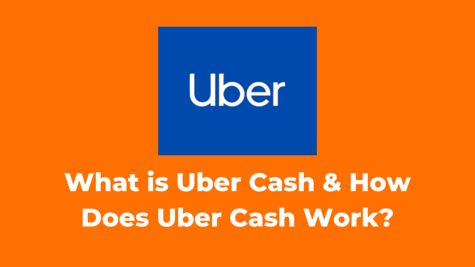 What States Does Uber Take Cash